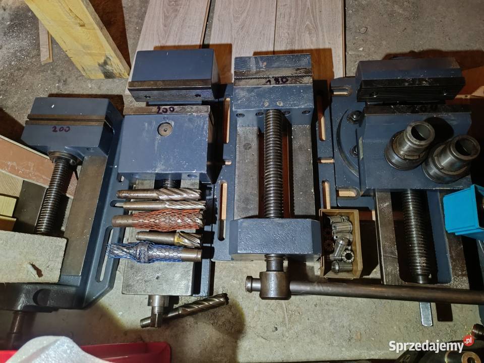 Imadło maszynowe Imadła 7 sztuk imadło 155 dolnośląskie