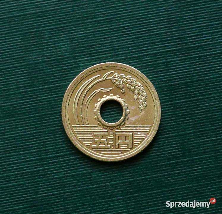 JAPONIA 5 jenów 2015r Gliwice sprzedam