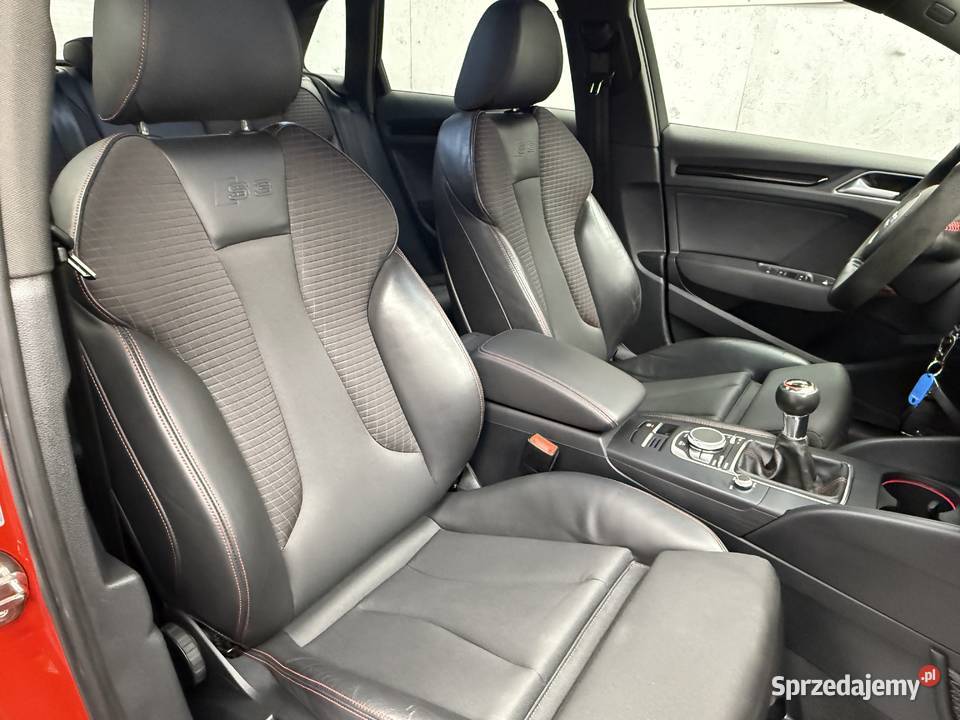 20TFSI 300 S3 manual 5D czerwona 19 GWARANCJA wielofunkcyjna kierownica Poznań