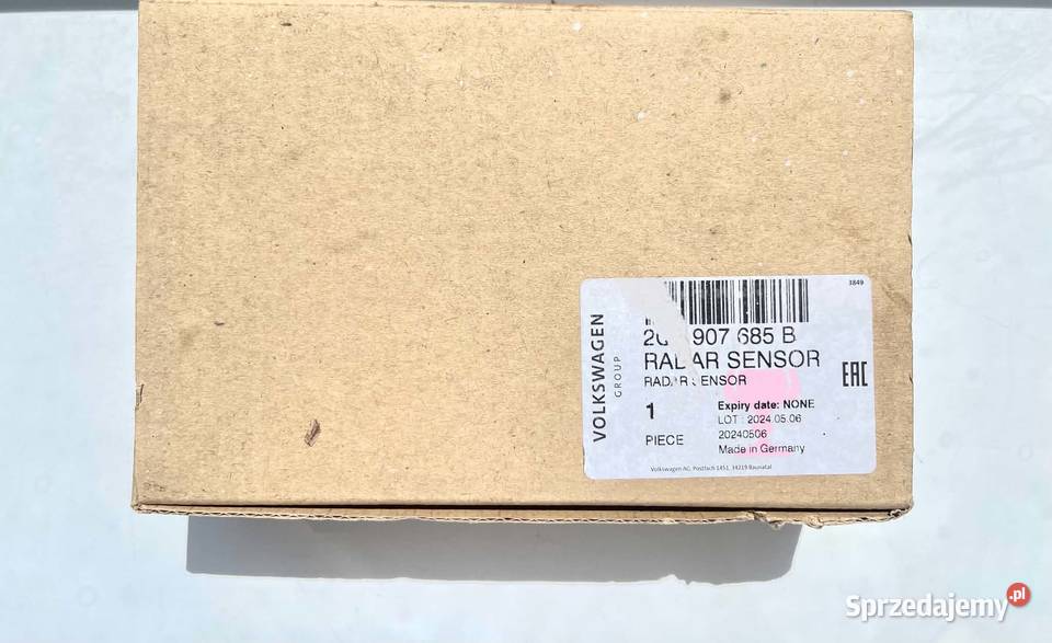 RADAR ASYSTENT ZMIANY PASA RUCHU 2Q0907685B AUDI osobowe Ostroróg sprzedam