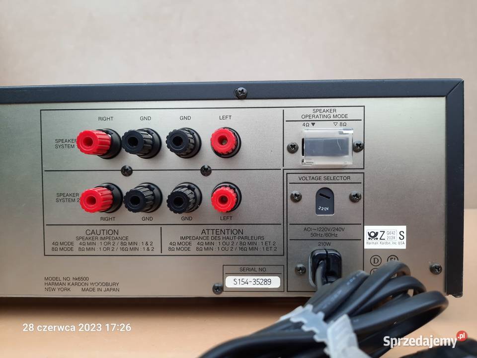 Znakomity wzmacniacz Harman Kardon HK6500 opolskie Opole