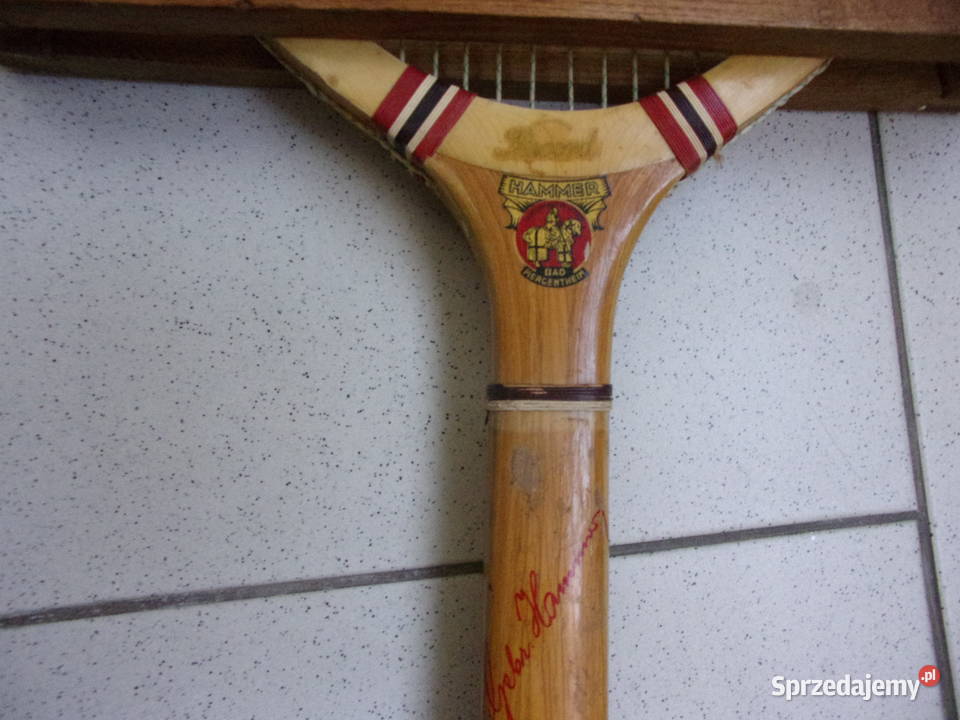 Zabytkowa rakieta do tenisa z przed 100 HAMMER Warszawa