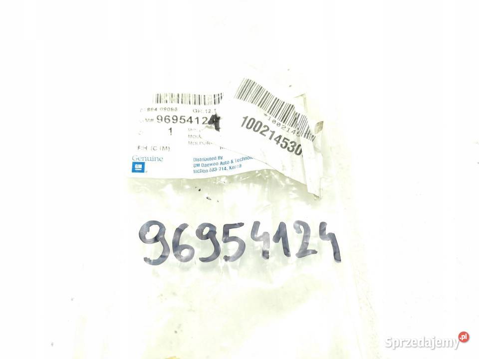 LISTWA DRZWI PRAWY TYŁ CHEVROLET SPARK 0509 ASO lubelskie
