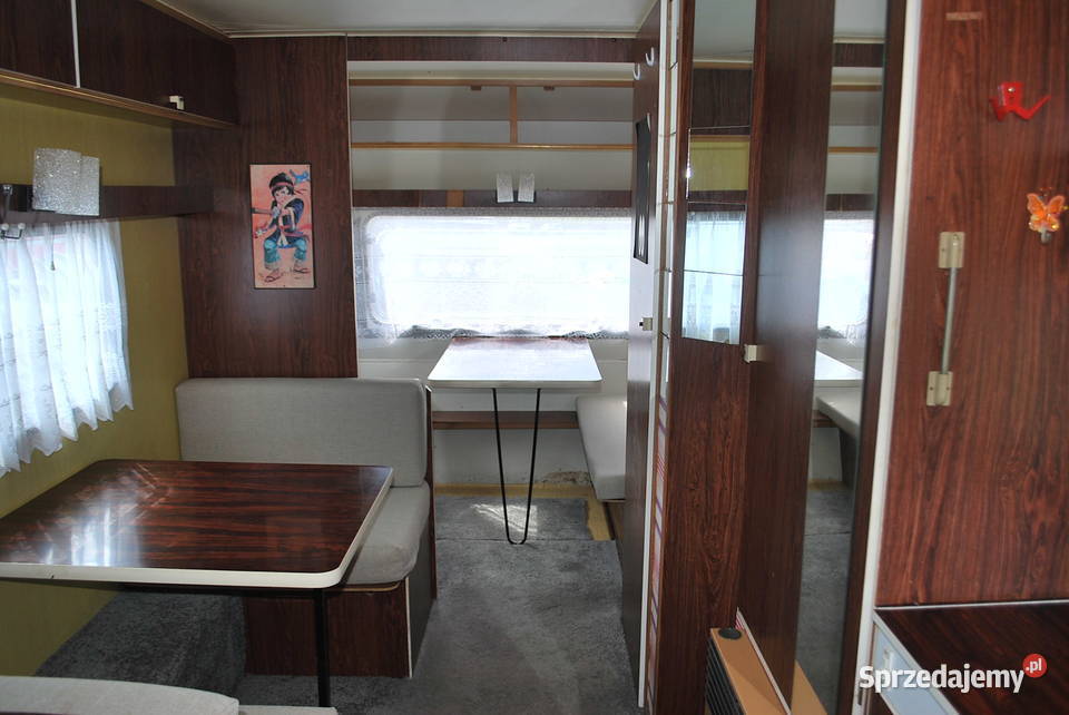 DUŻA PRZYCZEPA KEMPINGOWA KNAUS NA DZIAŁKĘ KNAUS Grzebowilk sprzedam