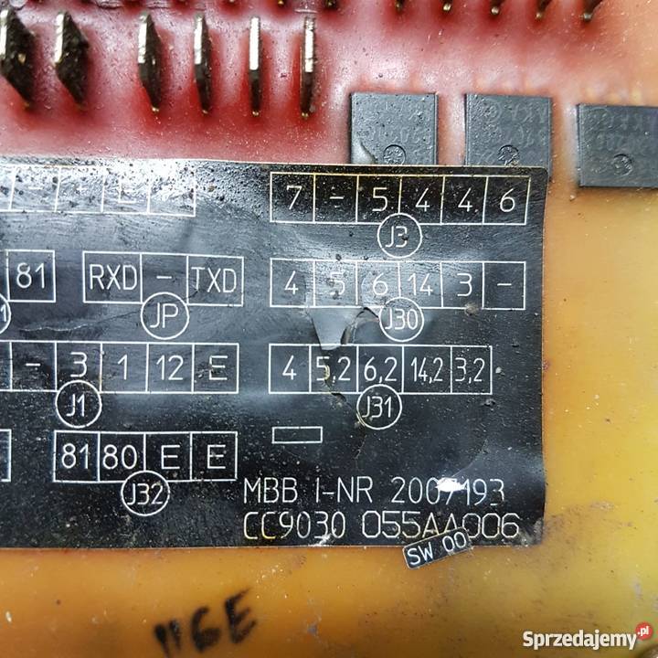 PŁYTKA ELEKTRONICZNA WINDY ZAŁADOWCZEJ Rzędowice