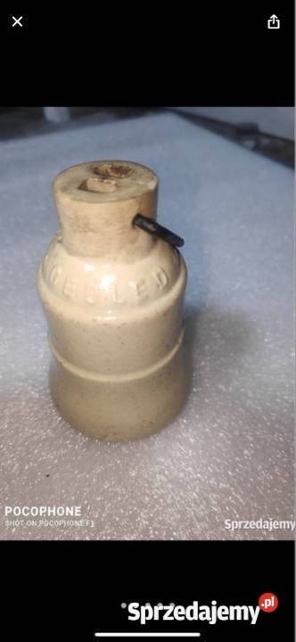 ładna oprawka porcelanowa z napisem na oprawce Pozostałe Gliwice sprzedam