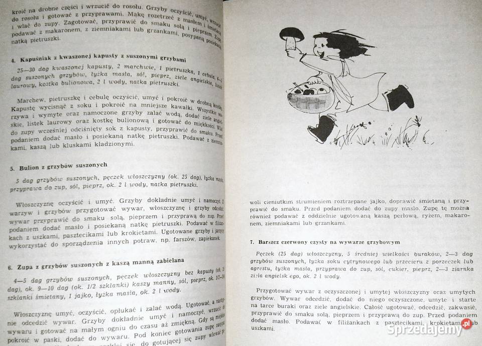 Potrawy i przetwory z grzybów Ilona Dąbrowa Rok wydania 1986 Chełm