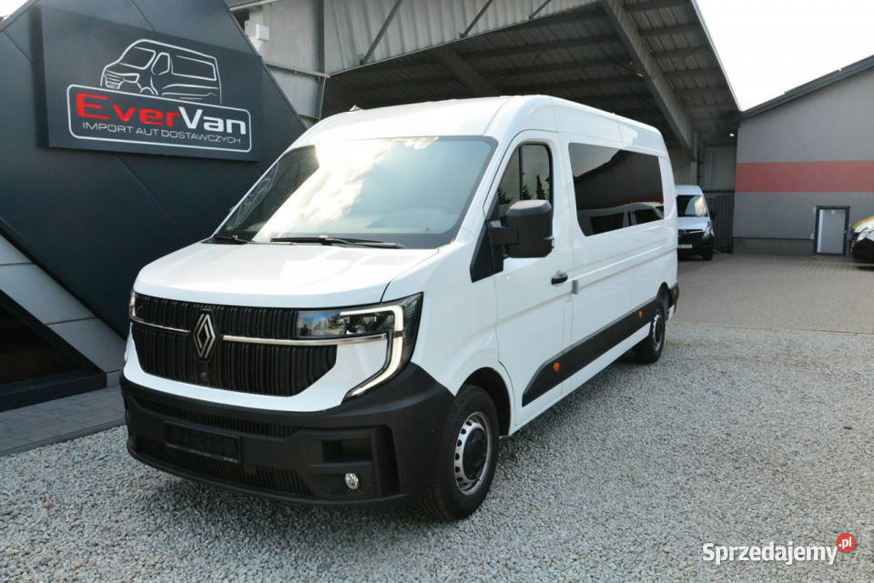 Renault Master 9 osobowy 2025r nowy 2lata wielofunkcyjna kierownica