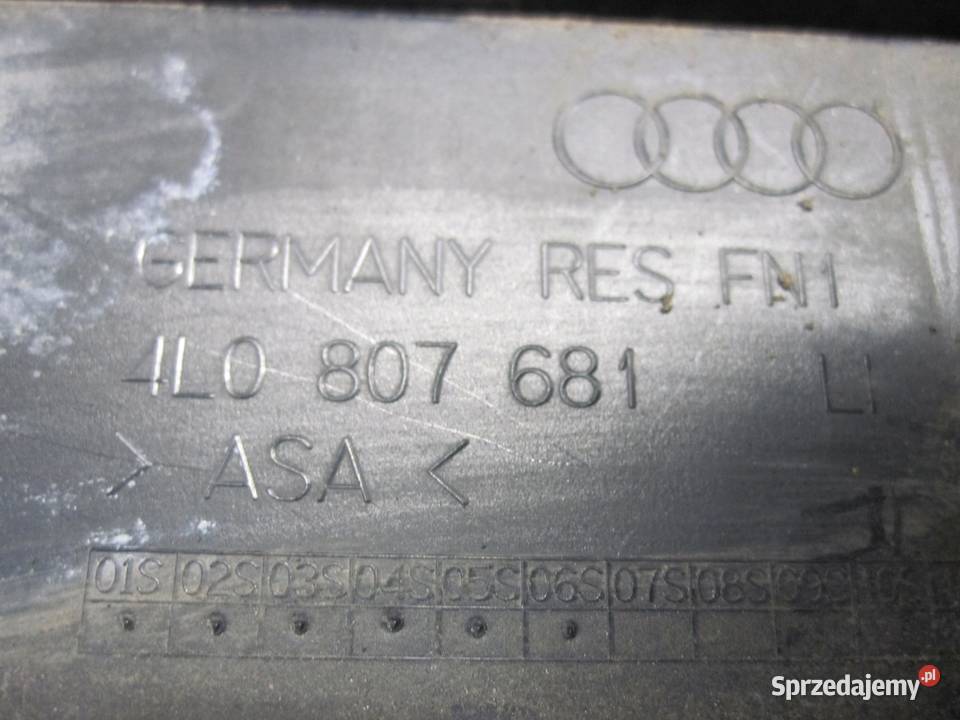 AUDI Q7 4L I 07r kratka zderzaka lewa 4L0807681 osobowe
