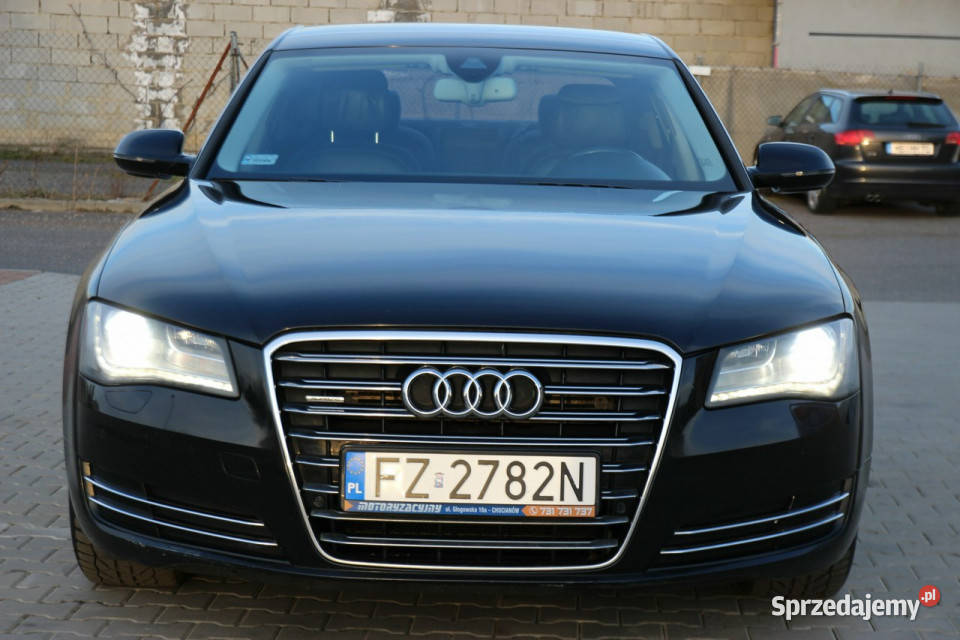 Audi A8 2010r 42 FSI Benzyna QuaTTRO 20 D4 2010 elektrochrom. lusterka boczne Nysa sprzedam
