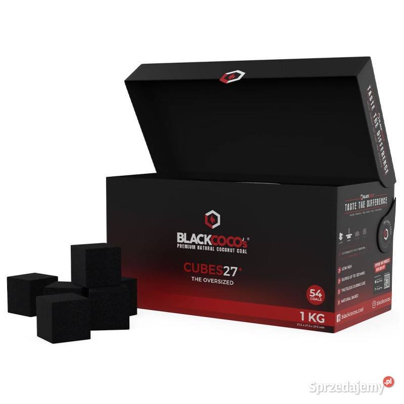 Blackcocos Cubes27 TheOversized Węgiel Kokosowy Łódź sprzedam