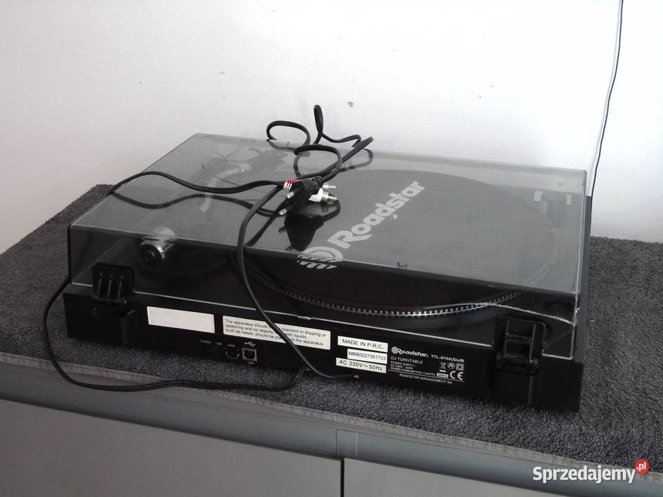 Gramofon DJski Roadstar igła sprawny WYSYŁKA Jasło