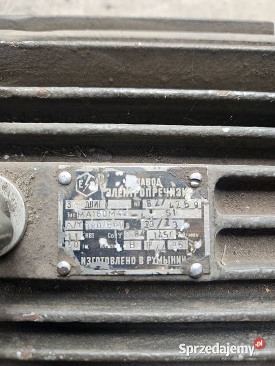 Silnik elektryczny 11kw sprawny z włącznikiem śląskie Turów