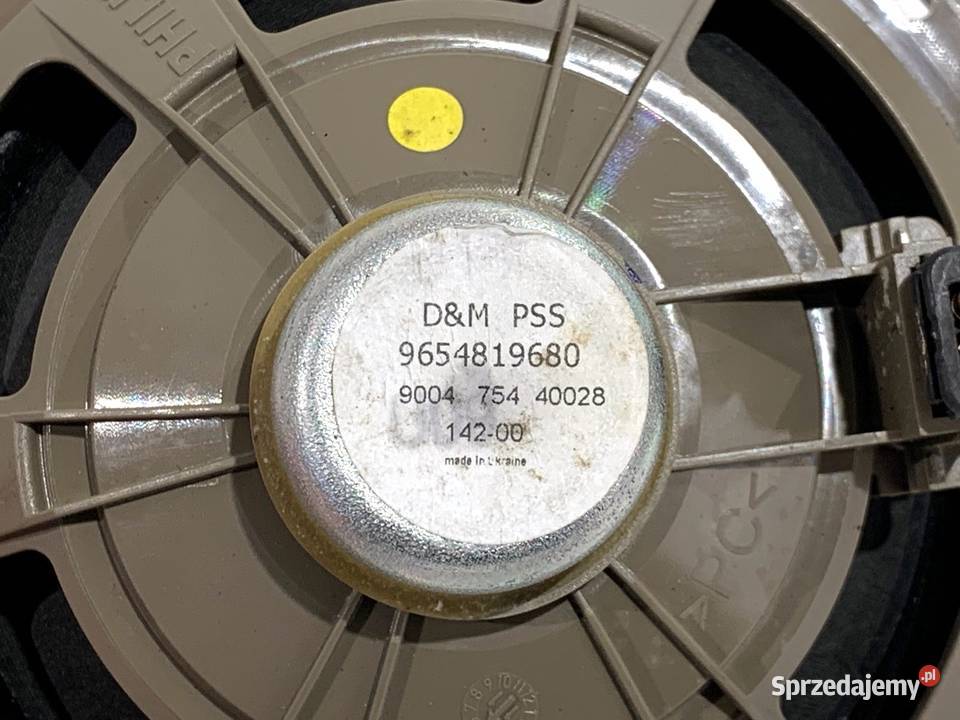 GŁOŚNIKI KOMPLET CITROEN C5 III 9662532980 Części samochodowe