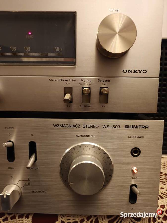 Wzmacniacz Unitra WS 503 Onkyo T 5000 Tychy
