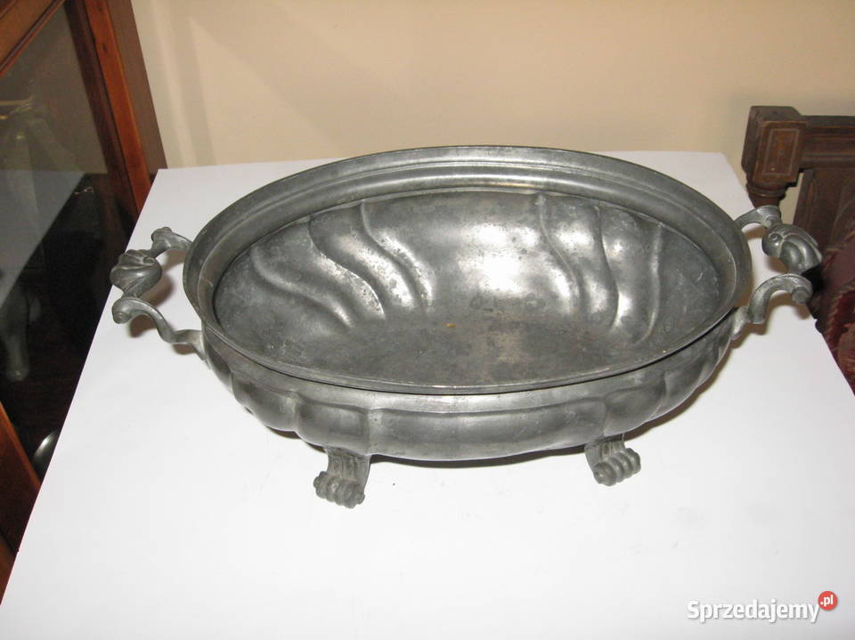 Stara cyna XIXw Oryginał TERYNA Antyki wielkopolskie Poznań sprzedam