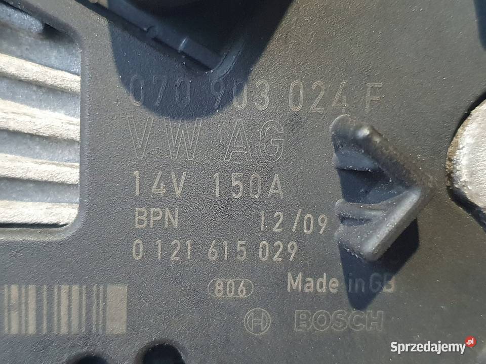 ALTERNATOR VW Transporter T5 25 TDI 070903024F Chełm sprzedam