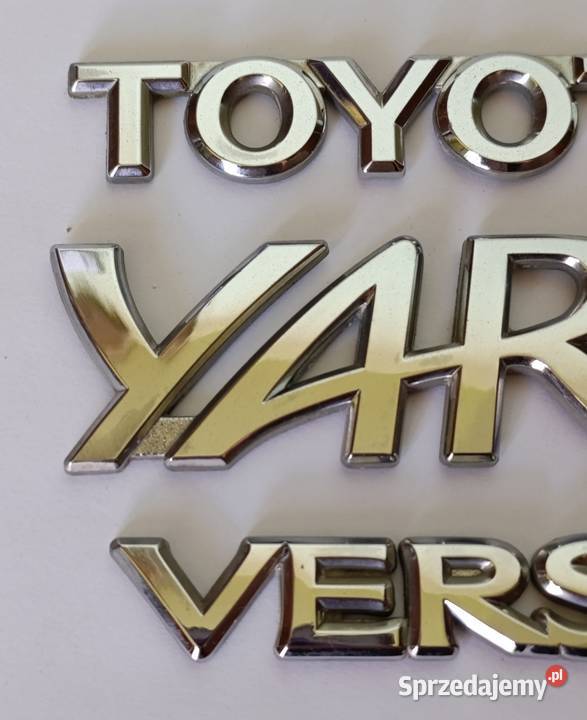 Napis emblemat Toyota Yaris Verso 9905r Lipno