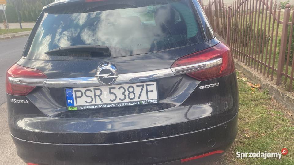 Opel insignia 20 cdti zarejestrowany diesel Pięczkowo
