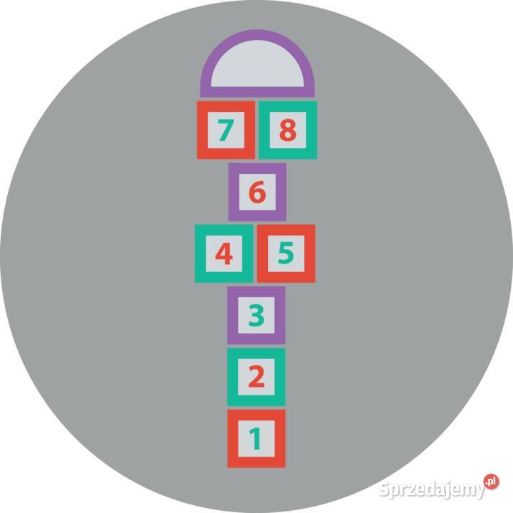 Klasy Kolorowe gry korytarzowe naklejki