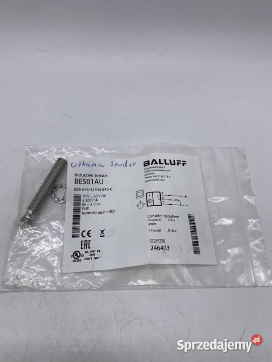 Balluff BES01AU BES 516324GS49C Czujnik mazowieckie Warszawa