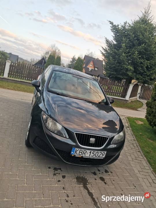 Seat ibiza 6j 14 MPILPG Rok produkcji 2008 Motoryzacja Nowy Targ