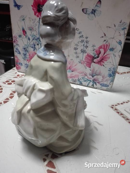 Figurka porcelanowa japonki wielokolorowy Dom i Ogród Rybnik