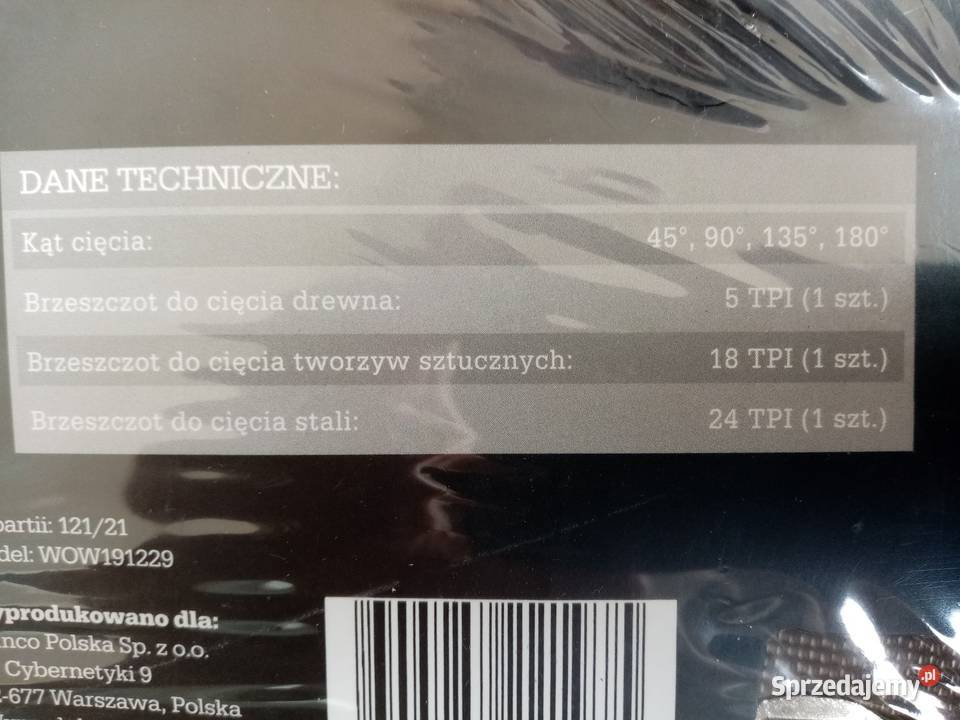 Piła z 3 różnymi brzeszczotami Nowa Wieliczka