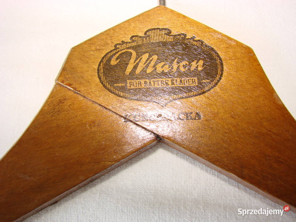 stary drewniany szwedzki wieszak Pruszcz Gdański