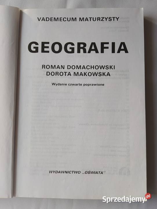 Vademecum maturzysty GEOGRAFIA sprzedam
