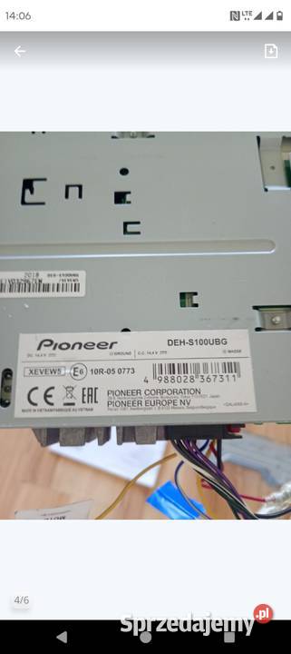radio samochodowe Pioneer DEHS100UBG Szczecin