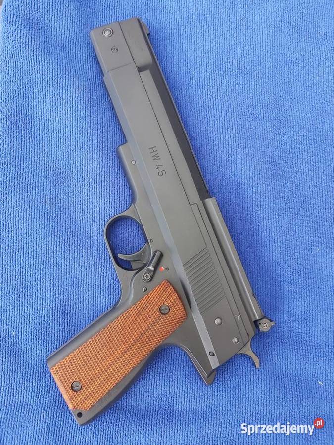 Pistolet wiatrówka Weihrauch HW45 45mm 2 naciągi lubuskie Wschowa sprzedam
