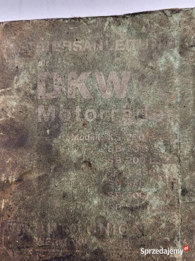 INSTRUKCJA KSIĄŻKA DKW SB500