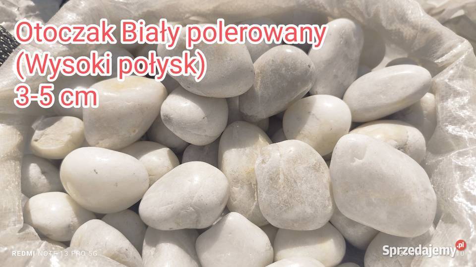 Otoczak biały polerowany wysoki połysk 35 mazowieckie Roszczep