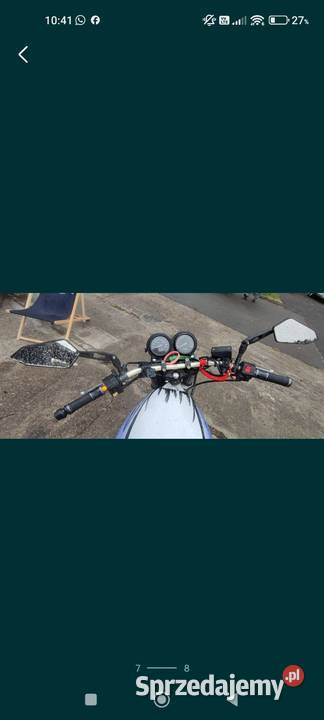 Suzuki GS z klatką pod treningi 40000km