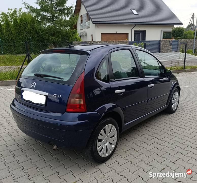 Citroen C3 14 benzyna 180 klimatyzacja wielofunkcyjna kierownica Jasło