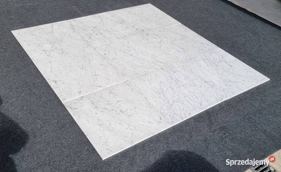 Płytki z marmuru naturalnego Bianco Carrara Płytki podłogowe sprzedam