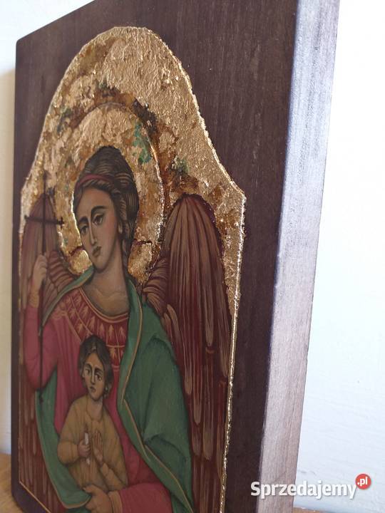 Ikona Anioł Stróż OryginałPisana Kazimierz Dolny sprzedam