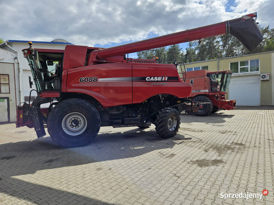 Kombajn Caase 6088 4x4 heder Case 2050 2011r Case IH lubelskie Biskupie-Kolonia
