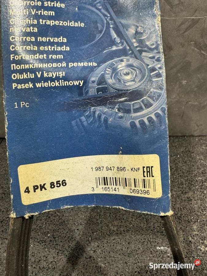 Pasek klinowy 4PK856 osobowe Cedry Wielkie sprzedam