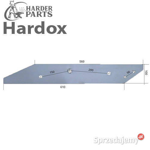 Płoza długa HARDOX do pługa UNIA grudziądz TUR Suwałki sprzedam
