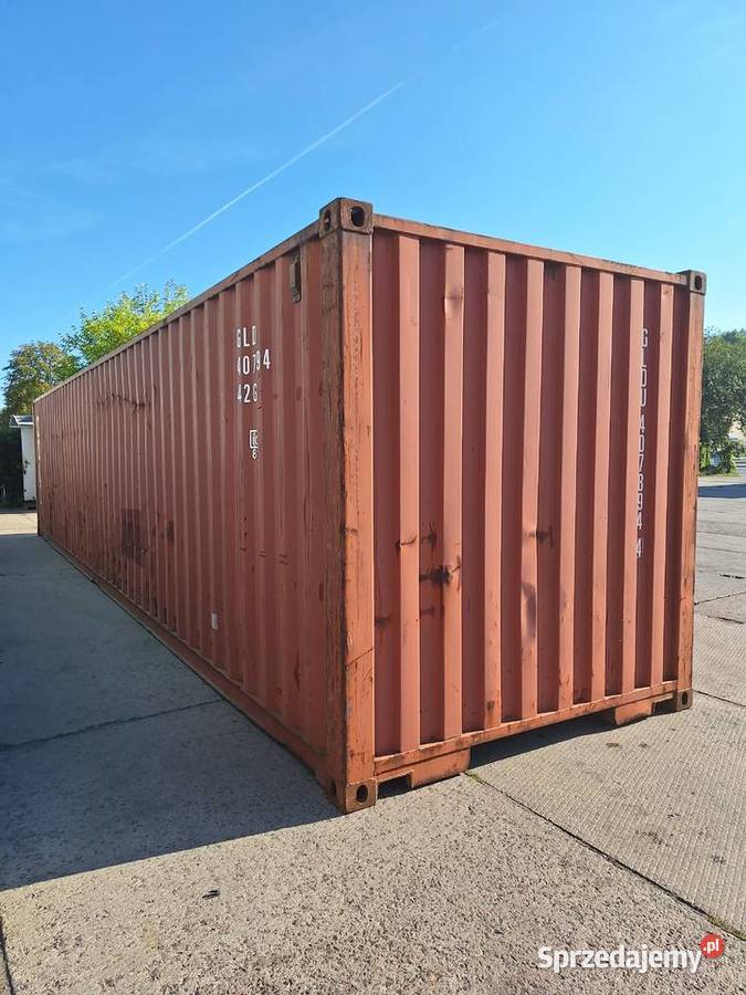Kontener morski magazynowy 40 DVHC 12 metrowy Warka