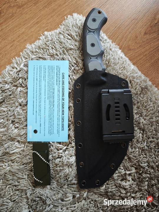 Nóż Tracker 1 Bushcraft TOPS 1095 świętokrzyskie Busko-Zdrój