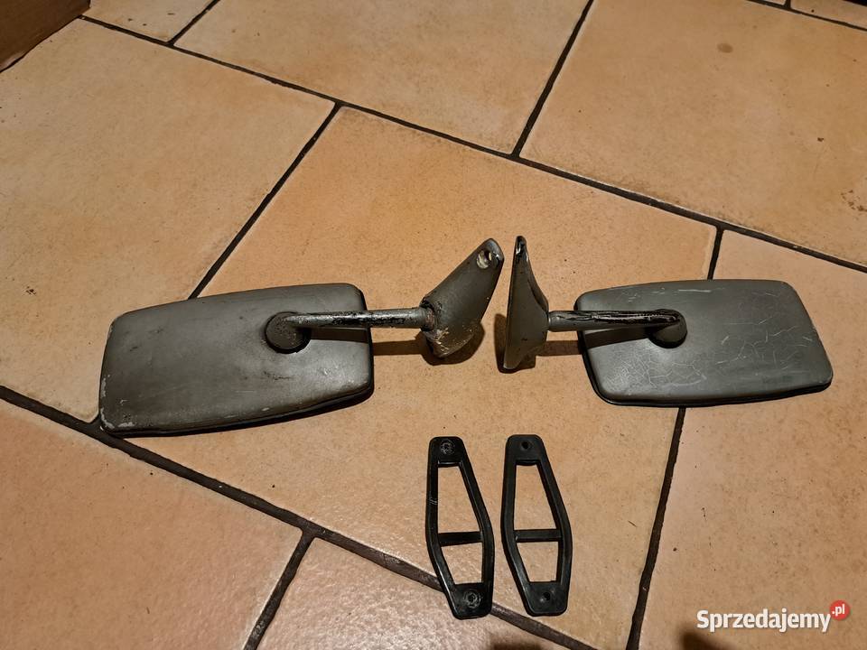 Lusterka wewnętrzne zewnętrzne samochodowe 126p