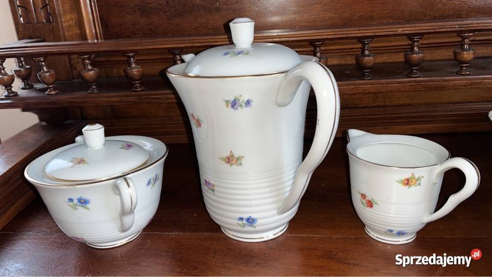 Mlecznik FVP Limoges France Przepiękny kształt Porcelana i szkło pomorskie Gdańsk