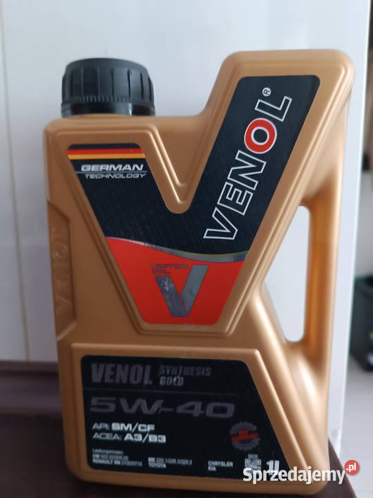 ok 07 litra Olej Silnikowy Venol Gold Synthesis Bydgoszcz