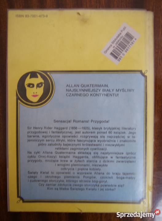 H Rider Haggard Święty kwiat fantasy Proza i poezja Parczew