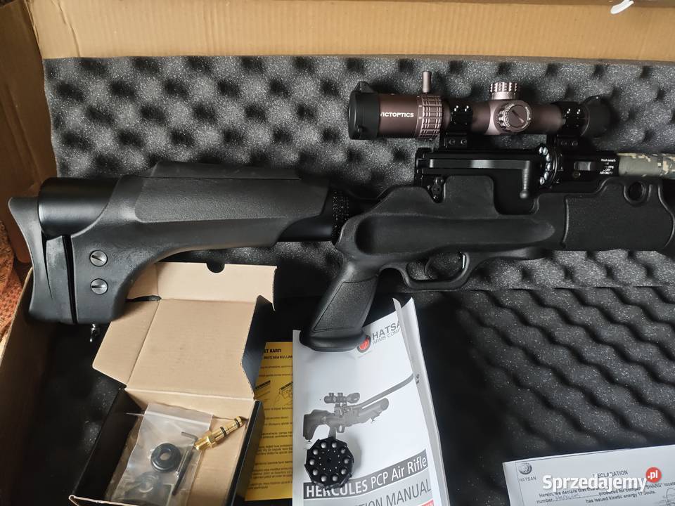 Wiatrówka PCP Hatsan Hercules 762 mm Sporty strzeleckie i myślistwo lubuskie Bogdaniec