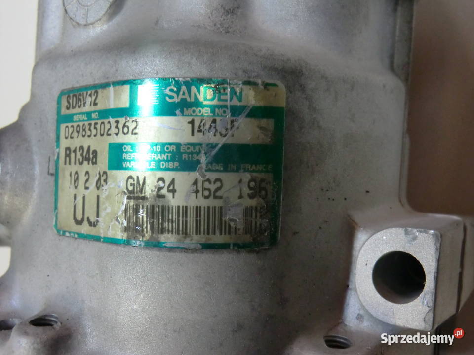 SPRĘŻARKA KLIMATYZACJI 24462196SD6V12 1443F OPEL małopolskie Krzeszowice