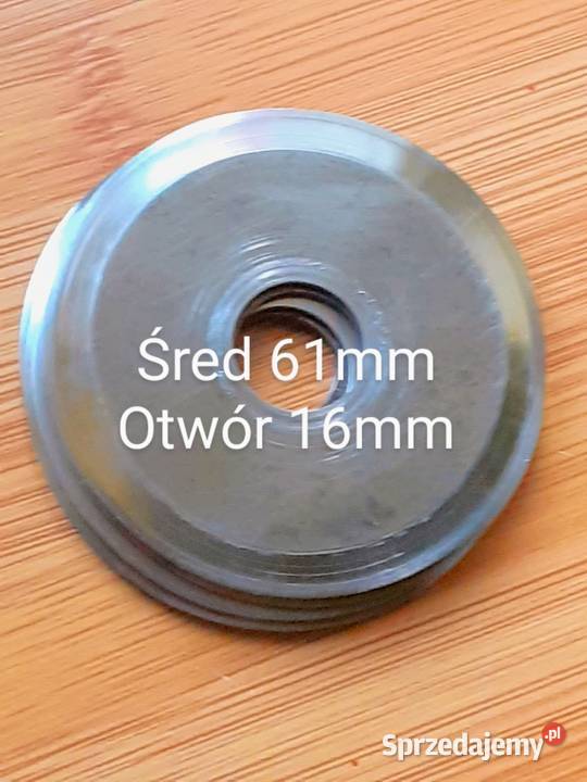OSTRZA NOŻE DWUSTRONNE śred 61mm otwór 16mm Częstochowa